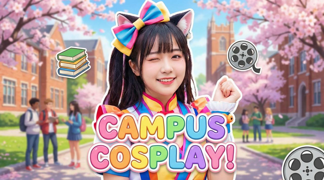 爱情岛 - 叛逆女孩二次元cosplay传媒演示